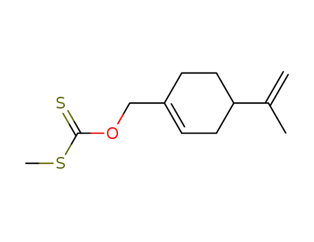Dithiocarbonic acid O-(4-isopropenyl-cyclohex-1-enylmethyl) ester S-methyl ester