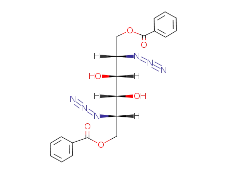 2,5-diazido-1,6-di-O-benzoyl-2,5-dideoxy-L-iditiol
