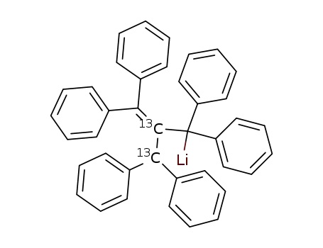 Molecular Structure of 111975-67-8 (Lithium, [2-(diphenylmethyl)-1,1,3,3-tetraphenyl-2-propenyl]-)