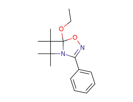 5-Ethoxy-6,6,7,7-tetramethyl-2-phenyl-4-oxa-1,3-diaza-bicyclo[3.2.0]hept-2-ene