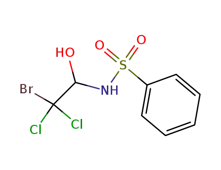 Benzenesulfonamide, N-(2-bromo-2,2-dichloro-1-hydroxyethyl)-