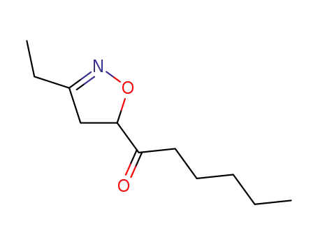 1-(3-Ethyl-4,5-dihydro-isoxazol-5-yl)-hexan-1-one