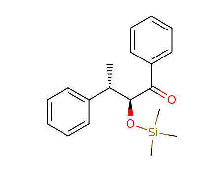 Molecular Structure of 119788-50-0 ((2S*,3S*)-1,3-Diphenyl-2-(trimethylsilyloxy)-1-butanon)