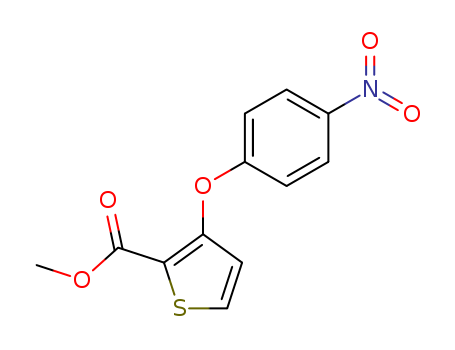 2-Thiophenecarboxylicacid, 3-(4-nitrophenoxy)-, methyl ester