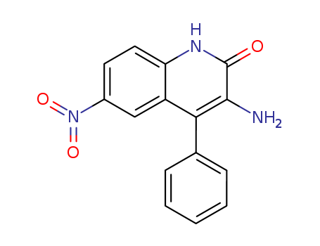 2(1H)-Quinolinone, 3-amino-6-nitro-4-phenyl-