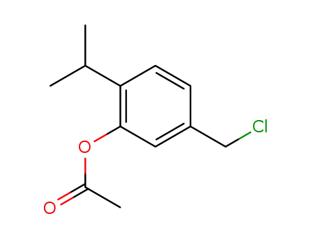 Phenol, 5-(chloromethyl)-2-(1-methylethyl)-, acetate