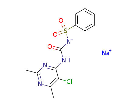 C<sub>13</sub>H<sub>12</sub>ClN<sub>4</sub>O<sub>3</sub>S<sup>(1-)</sup>*Na<sup>(1+)</sup>
