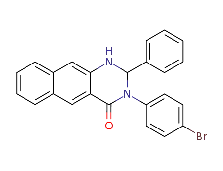 Benzo[g]quinazolin-4(1H)-one,
3-(4-bromophenyl)-2,3-dihydro-2-phenyl-