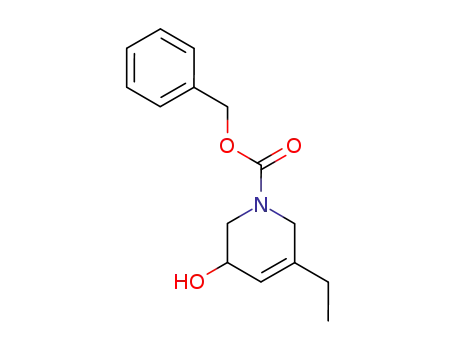 benzyl 5-ethyl-3-hydroxy-1,2,3,6-tetrahydropyridine-1-carboxylate