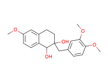 2-Dihydroxy-2-(3,4-dimethoxybenzyl)-6-methoxy-3,4-dihydro-(2H)-naphthalin