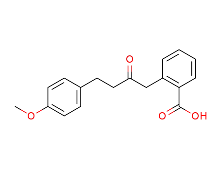 2-[2-oxobutyl-(4'-methoxyphenyl)]benzoic acid