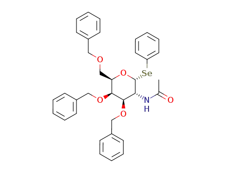 Phenyl 2-(N-acetylamino)-3,4,6-tri-O-benzyl-2-deoxy-1-seleno-α-D-galactopyranoside