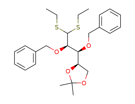 2,3-di-O-benzyl-4,5-O-isopropylidene-D-xylose diethyl dithioacetal