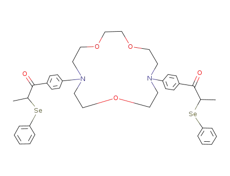 7,13-bis<4-(1-oxo-2-phenylselenylpropyl)phenyl>-1,4,10-trioxa-7,13-diazacyclopentadecane