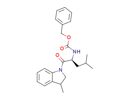 Molecular Structure of 210702-64-0 ([(S)-3-Methyl-1-(3-methyl-2,3-dihydro-indole-1-carbonyl)-butyl]-carbamic acid benzyl ester)