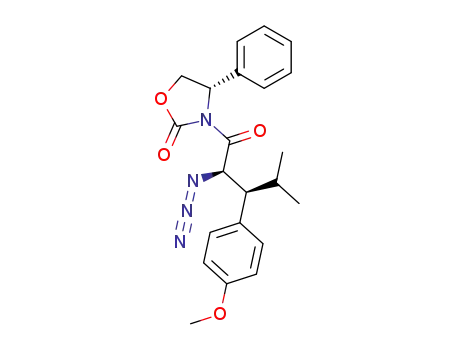 3(2'R,3'S),4(S)-3-[2'-azido-3'-(4''-methoxyphenyl)-4'-methyl-1'-oxo-2'-pentanyl]-4-phenyl-2-oxazolidinone