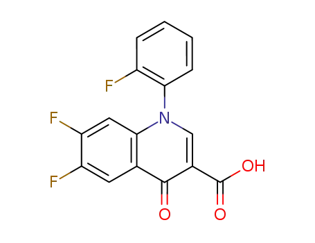6,7-Difluoro-1-(2-fluoro-phenyl)-4-oxo-1,4-dihydro-quinoline-3-carboxylic acid