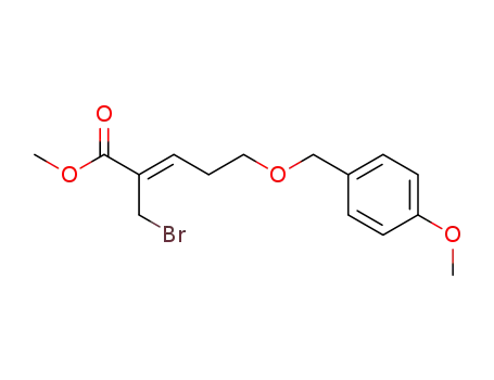 (Z)-(2-bromomethyl-5-p-methoxybenzyloxy)pent-2-enoic acid methyl ester
