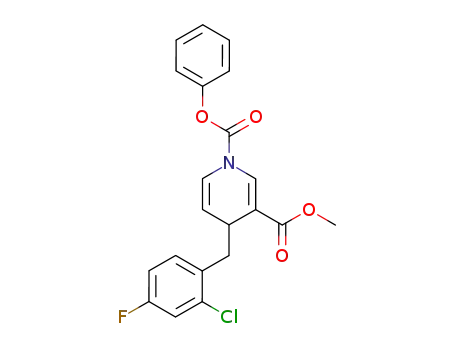 4-(2-Chloro-4-fluoro-benzyl)-4H-pyridine-1,3-dicarboxylic acid 3-methyl ester 1-phenyl ester
