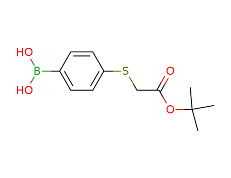 4-(t-butyloxycarbonylmethylthio)-phenyl boronic acid
