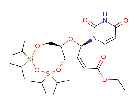 (Z)-2'-deoxy-2'-ethoxycarbonylmethylene-3',5'-O-(1,1,3,3-tetraisopropyldisiloxane-1,3-diyl)uridine