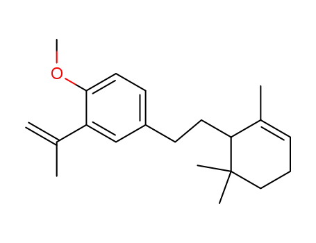 3-(3-isopropenyl-4-methoxyphenethyl)-2,4,4-trimethyl-1-cyclohexene