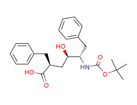 (2S,4R,5S)-2-Benzyl-5-(tert-butoxycarbonyl)amino-4-hydroxy-6-phenylhexanoic acid