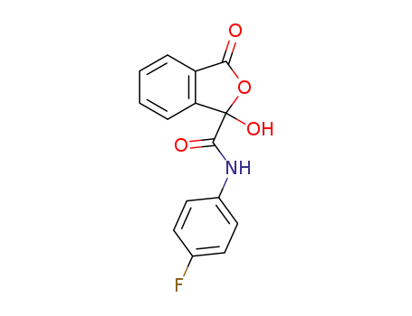 N-(4-fluorophenyl)-3-hydroxyisobenzofuran-1-one-3-carbamide