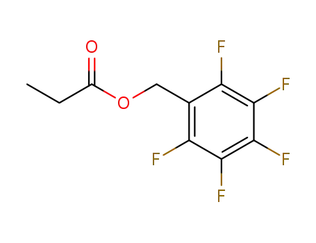 Molecular Structure of 21634-97-9 (PENTAFLUOROBENZYL PROPIONATE)