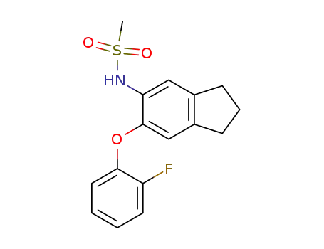 N-[6-(2-fluorophenoxy)-5-indanyl]methanesulfonamide
