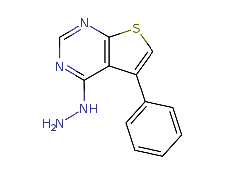 Thieno[2,3-d]pyrimidine,4-hydrazinyl-5-phenyl-