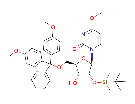 1-[(2R,3R,4R,5R)-5-[Bis-(4-methoxy-phenyl)-phenyl-methoxymethyl]-3-(tert-butyl-dimethyl-silanyloxy)-4-hydroxy-tetrahydro-furan-2-yl]-4-methoxy-1H-pyrimidin-2-one