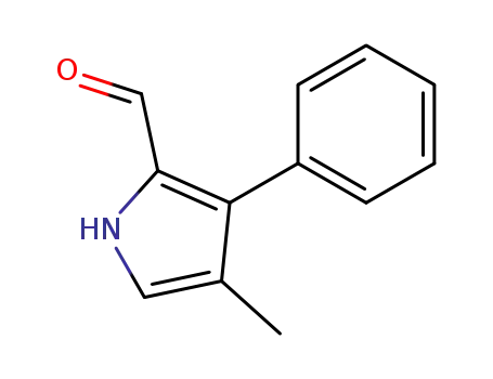 Molecular Structure of 188716-84-9 (1H-Pyrrole-2-carboxaldehyde, 4-methyl-3-phenyl-)
