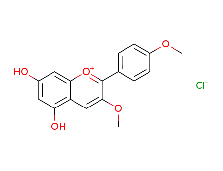Molecular Structure of 13544-51-9 (3-methoxy-2-(4-methoxyphenyl)-7H-chromene-5,7-diol)