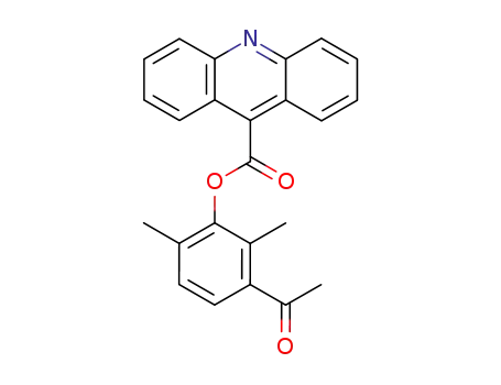 9-Acridinecarboxylic acid, 3-acetyl-2,6-dimethylphenyl ester