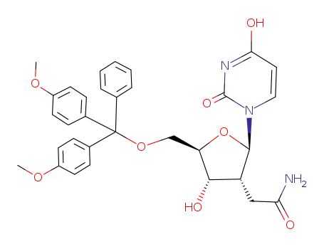 2'-deoxy-2'-α-C-(amidomethyl)-5'-O-(4,4'-dimethoxytrityl)uridine