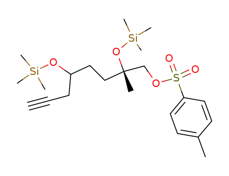 Toluene-4-sulfonic acid (S)-2-methyl-2,5-bis-trimethylsilanyloxy-oct-7-ynyl ester
