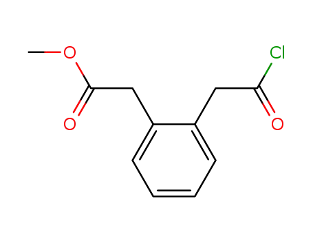 (2-Chlorocarbonylmethyl-phenyl)-acetic acid methyl ester