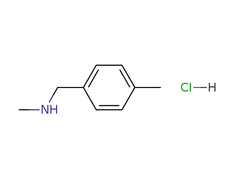 Molecular Structure of 874-74-8 (N-Methyl-4-MethylbenzylaMine Hydrochloride)