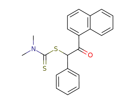 Carbamodithioic acid, dimethyl-, 2-(1-naphthalenyl)-2-oxo-1-phenylethyl
ester