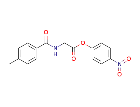 (4-Methyl-benzoylamino)-acetic acid 4-nitro-phenyl ester