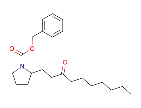 2-(3-Oxo-decyl)-pyrrolidine-1-carboxylic acid benzyl ester