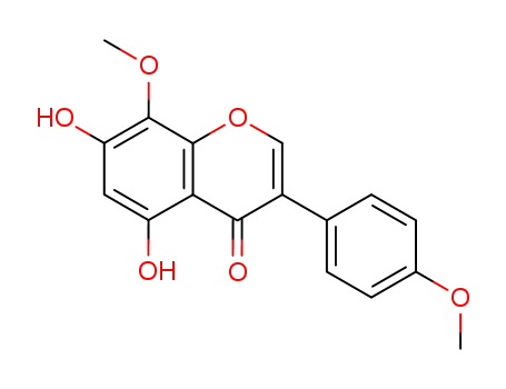 4H-1-Benzopyran-4-one,
5,7-dihydroxy-8-methoxy-3-(4-methoxyphenyl)-