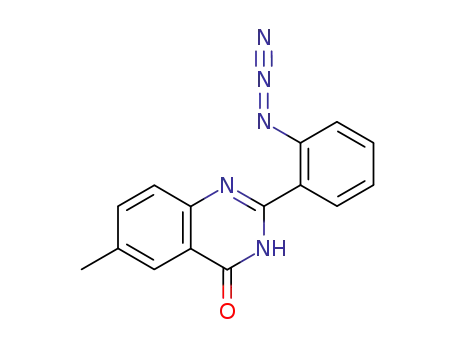 4(1H)-Quinazolinone, 2-(2-azidophenyl)-6-methyl-