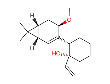 (1R,2S)-2-((1S,4R,6R)-4-Methoxy-7,7-dimethyl-bicyclo[4.1.0]hept-2-en-3-yl)-1-vinyl-cyclohexanol