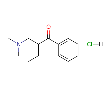 1-Butanone,2-[(dimethylamino)methyl]-1-phenyl-, hydrochloride (1:1) cas  67362-34-9