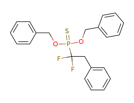 (1,1-Difluoro-2-phenyl-ethyl)-phosphonothioic acid O,O-dibenzyl ester