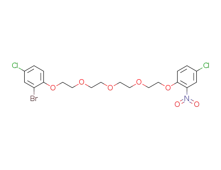 1-(4-chloro-2-nitro)phenoxy-11-(2-bromo-4-chloro)phenoxy-3,6,9-trioxaundecane