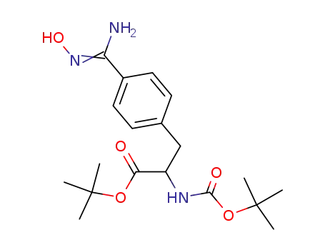 N<sup>α</sup>-tert-Butoxycarbonyl-p-hydroxyamidino-D,L-phenylalanine tert-butyl ester