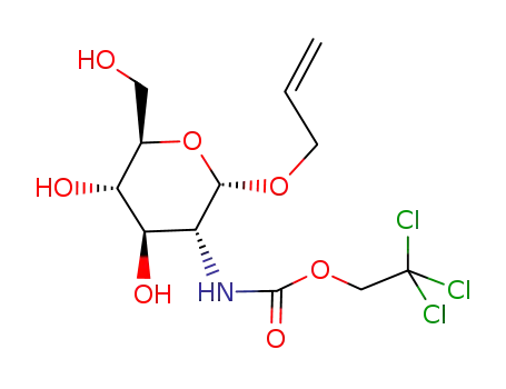 allyl-2-N-Troc-2-deoxy-α-D-glucopyranoside